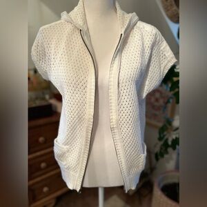 Zip up sweater vest